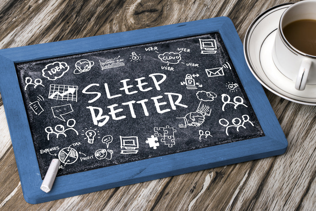 sleep better on chalkboard