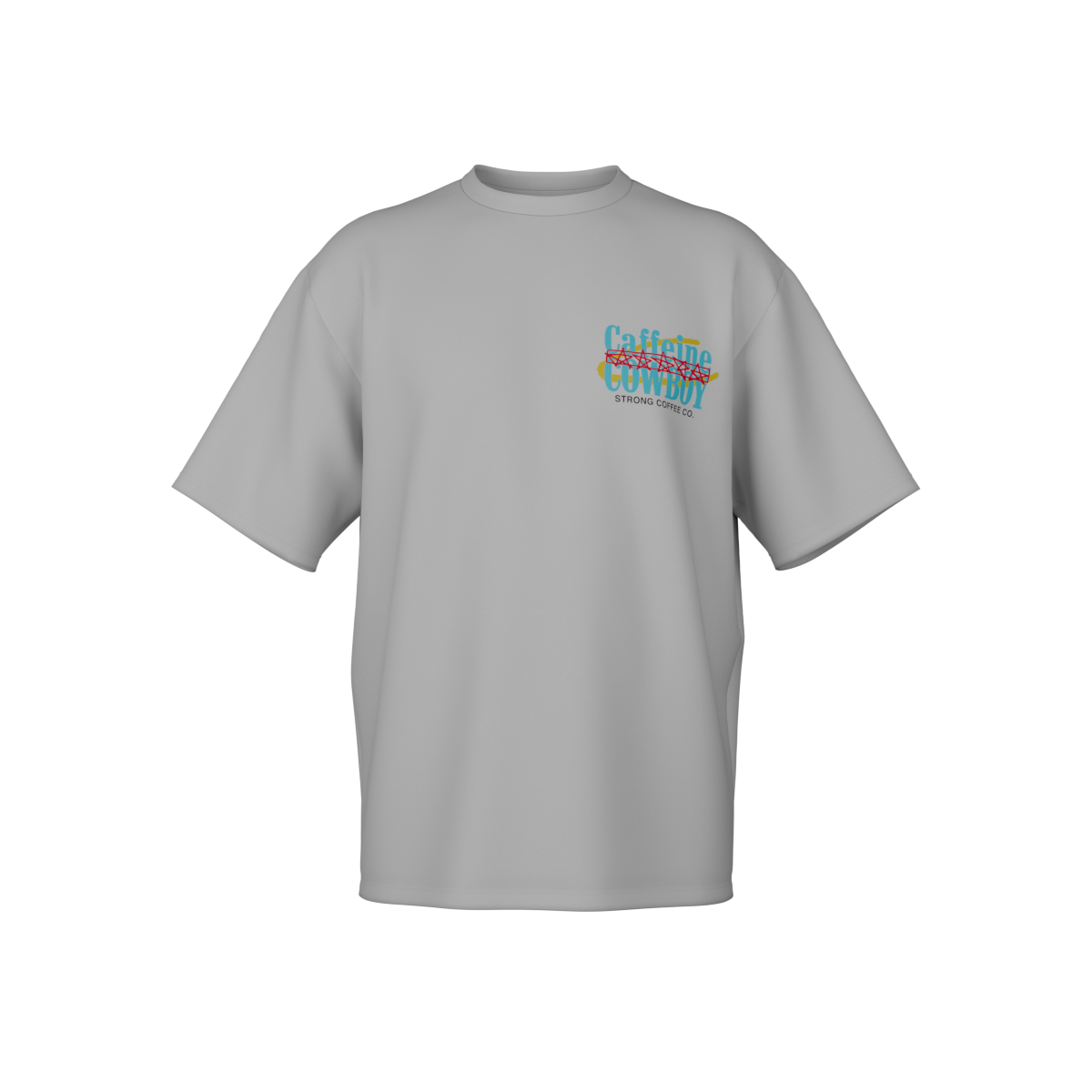 Caffeine Cowboy - White Shirt