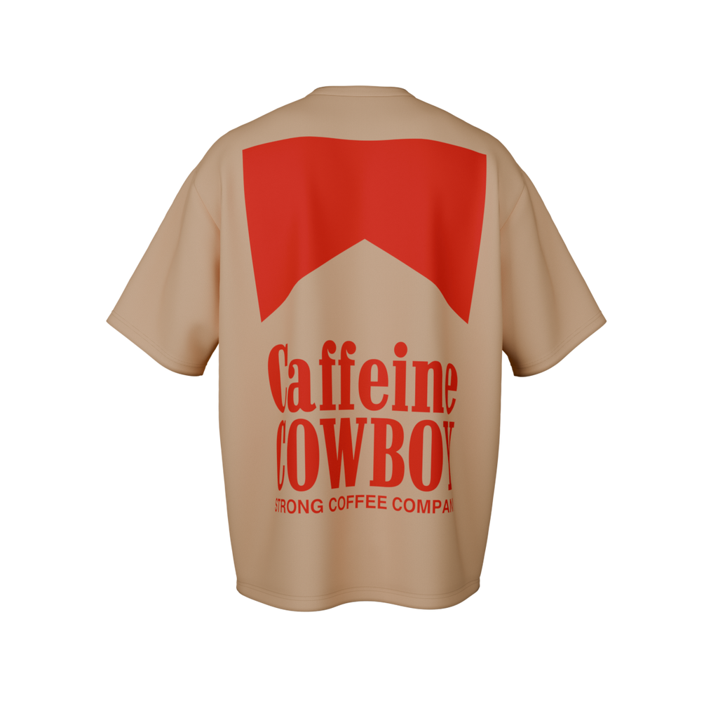 Caffeine Cowboy - Cream Shirt