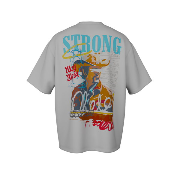 Caffeine Cowboy - White Shirt