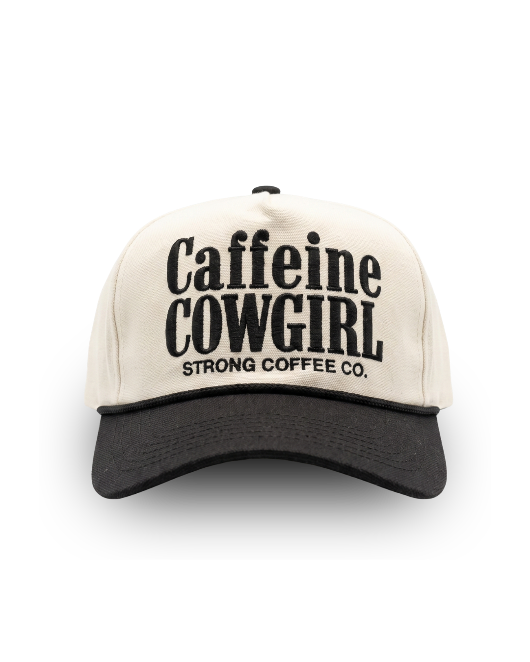 Caffeine Cowgirl - Black and White