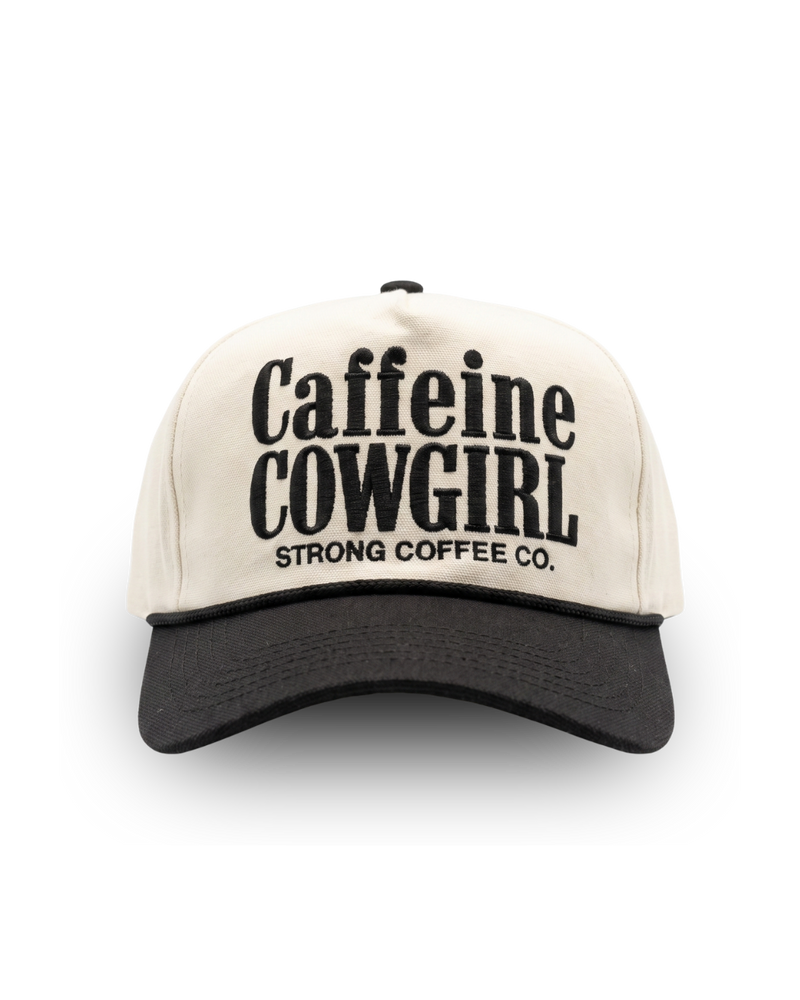 Caffeine Cowgirl - Black and White