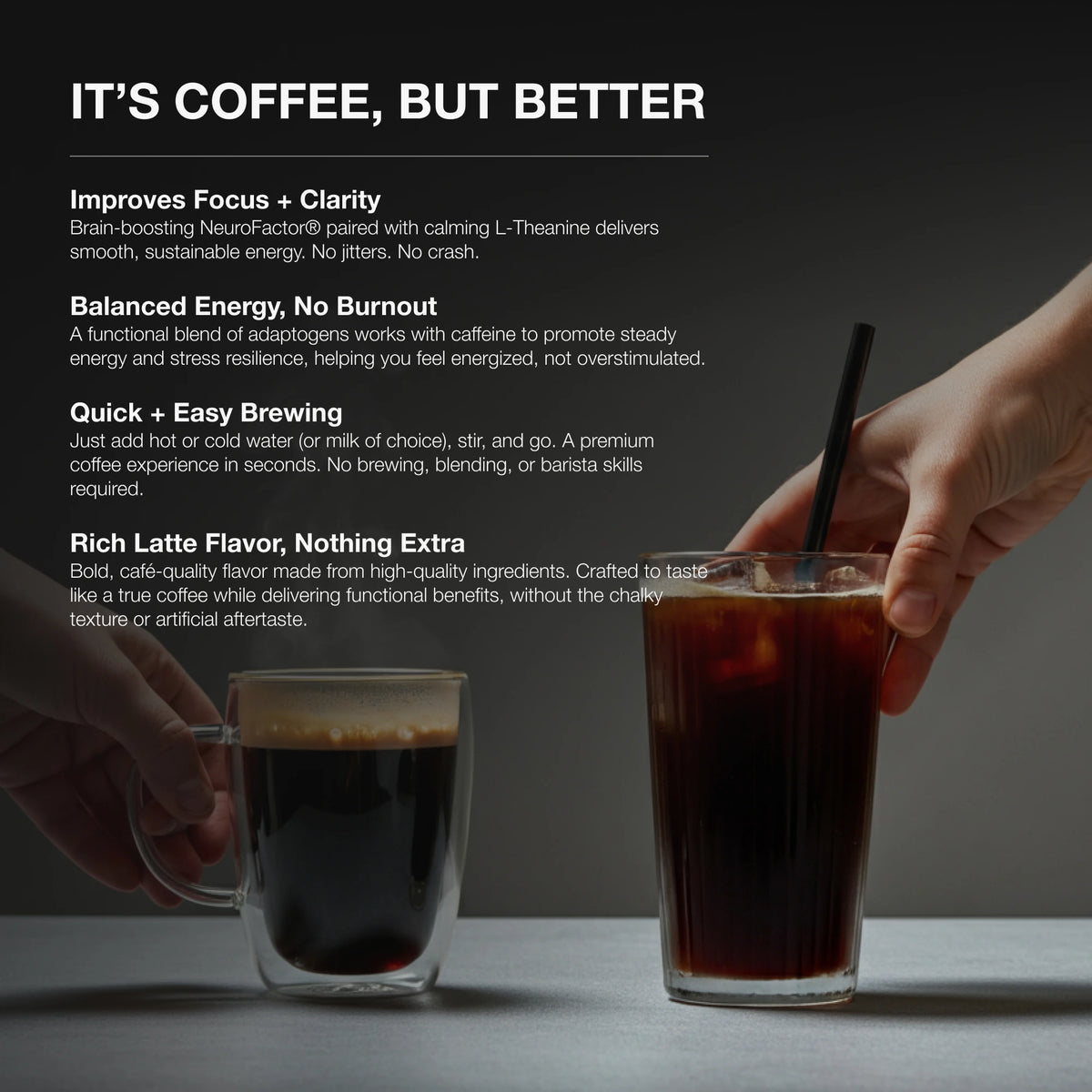 Coffee with Adaptogens - BLACK Instant
