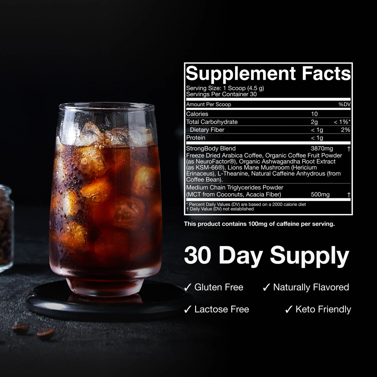 Coffee with Adaptogens - BLACK Instant