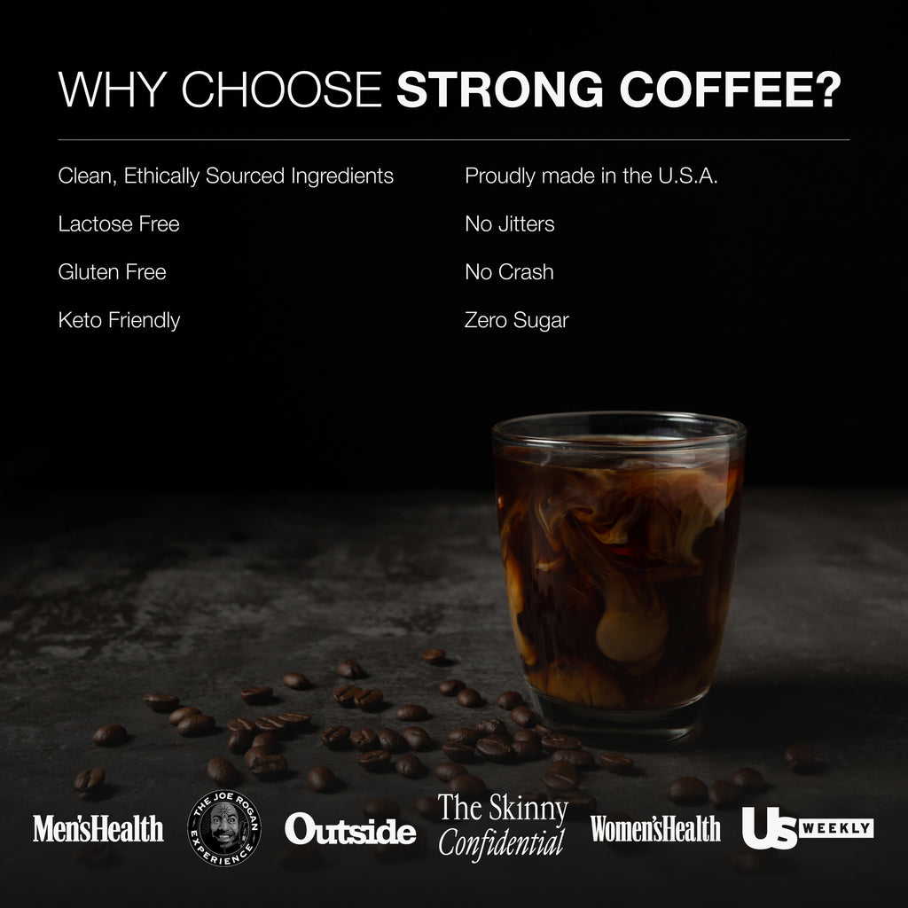 BLACK Fair-Trade Instant Coffee + Adaptogens | 10 SINGLE SERVINGS PER PACK