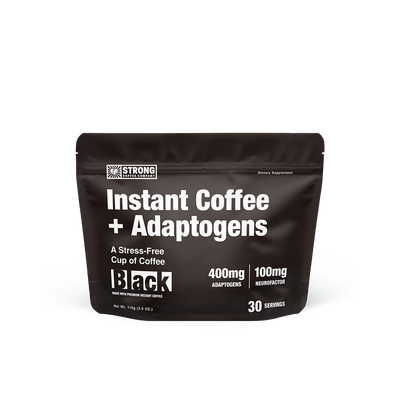 BLACK Fair-Trade Instant Coffee + Adaptogens