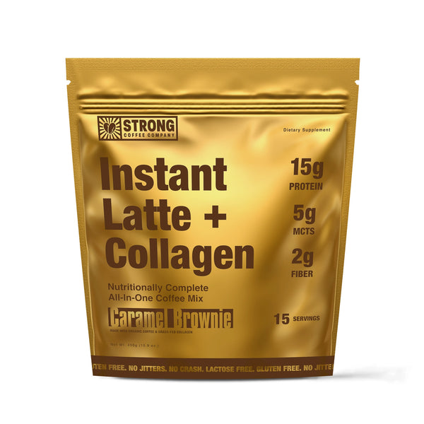 Collagen Latte Caramel Brownie