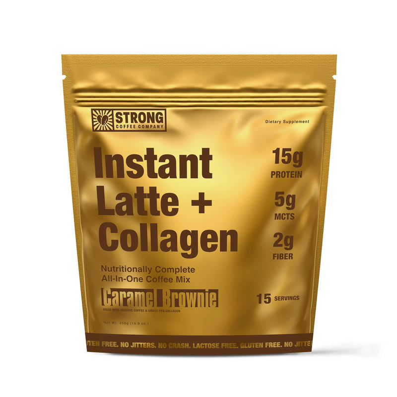 Collagen Latte Caramel Brownie