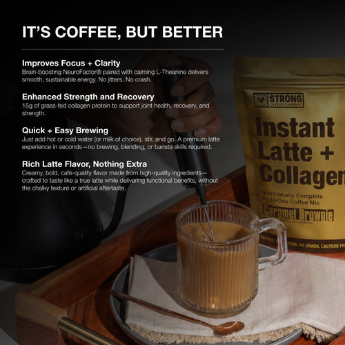 Collagen Latte Caramel Brownie