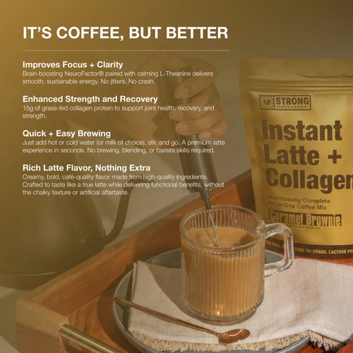 Collagen Latte Caramel Brownie