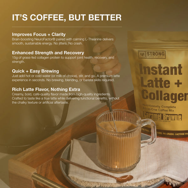 Collagen Latte Caramel Brownie