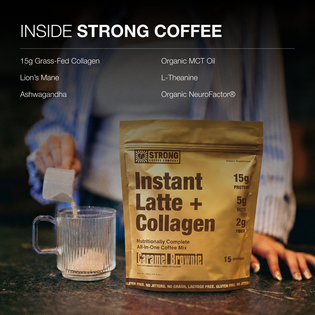 Collagen Latte Caramel Brownie