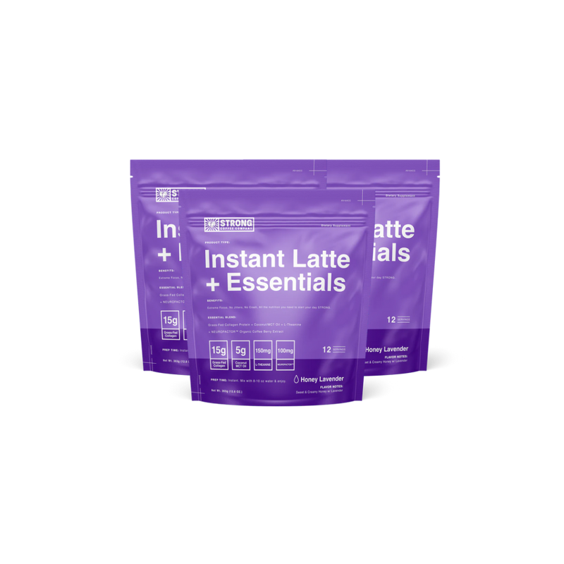 Instant Honey Lavender Latte + Essentials 3-Pack
