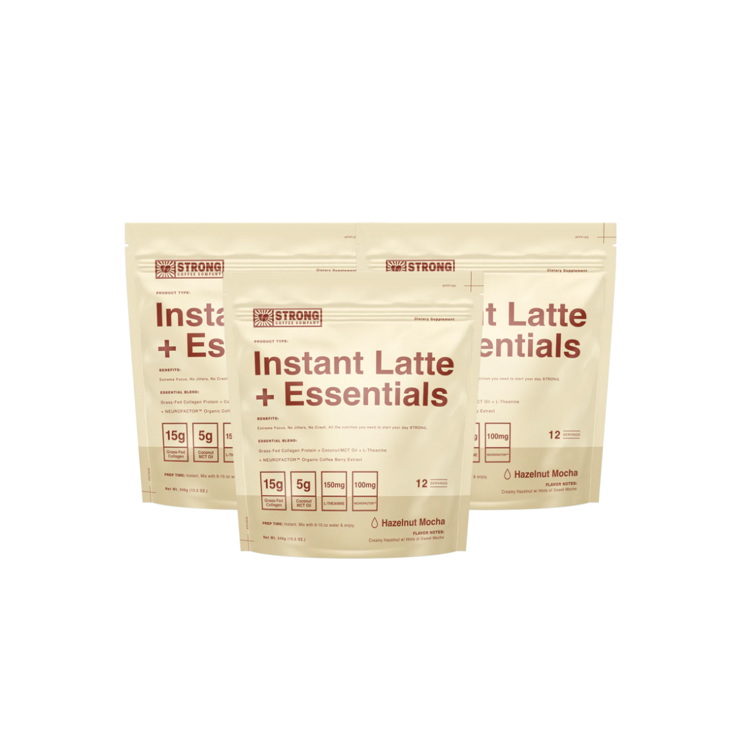 Instant Hazlenut Latte + Essential 3 Pack
