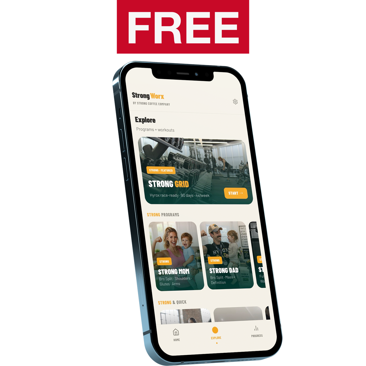 STRONG Coffee Starter Kit Free STRONGWorx