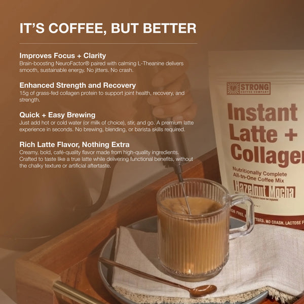 Collagen Latte Hazelnut Mocha