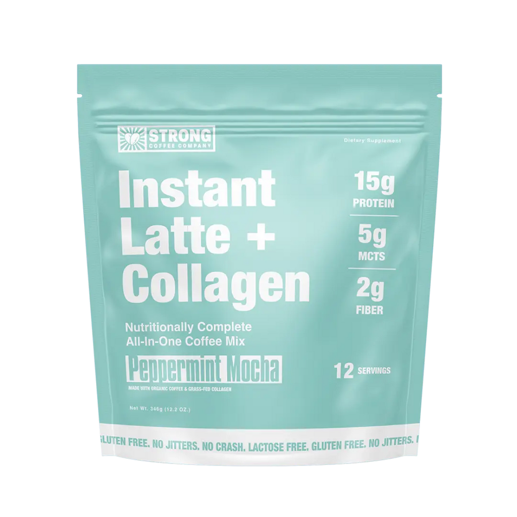 Collagen Latte Peppermint Mocha Flavor | STRONG Coffee Company Strong Coffee Company