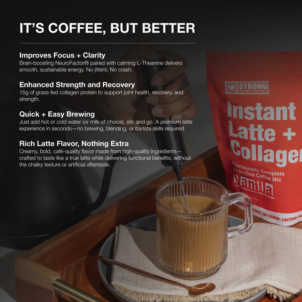 Customizable Latte Starter Kit Strong Coffee Company