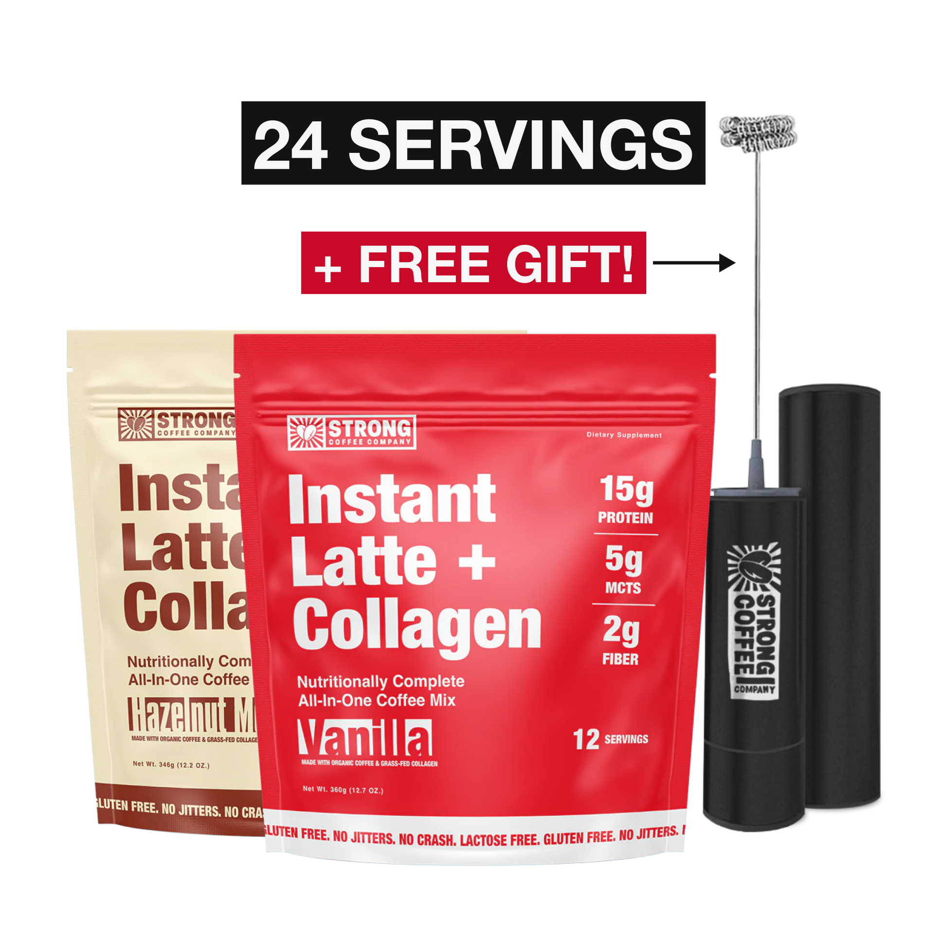 Vanilla + Hazelnut Latte Starter Kit