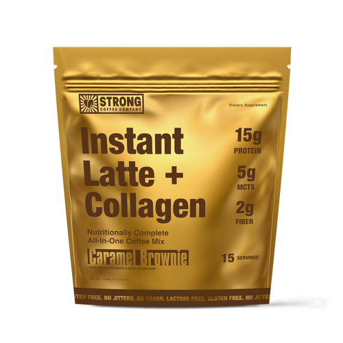 Collagen Latte Caramel Brownie