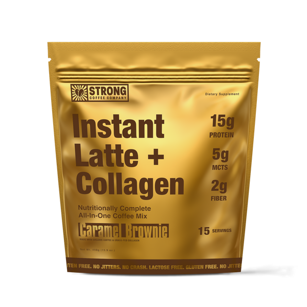 Collagen Latte Caramel Brownie