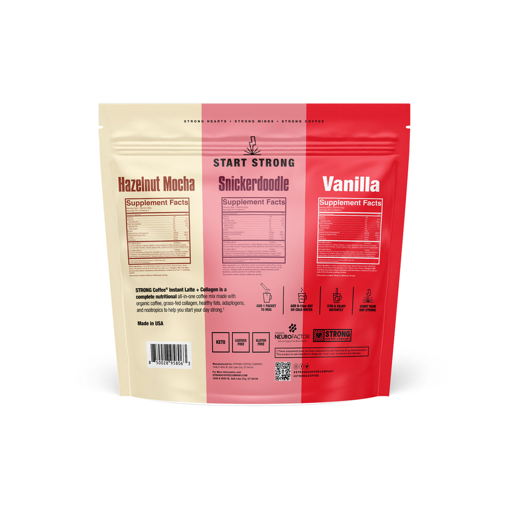 Instant Latte + Collagen Sample Pack