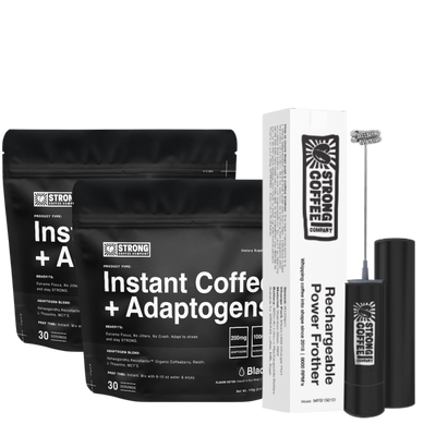 BLACK- Organic Coffee + Adaptogens Bundle