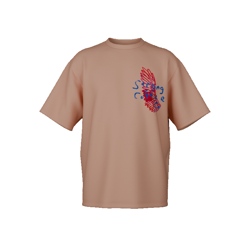 Caffeine Cowboy - Pink Shirt Strong Coffee Company