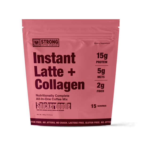 Collagen Latte Snickerdoodle Flavor | STRONG Coffee Company