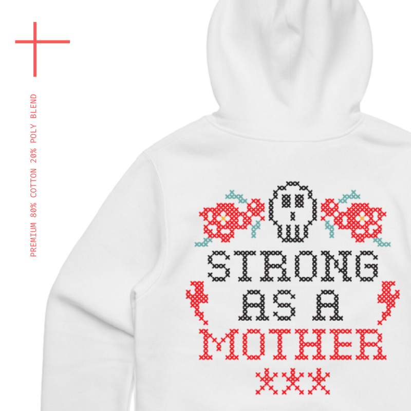 STRONG As A Mother - Premium Hoodie